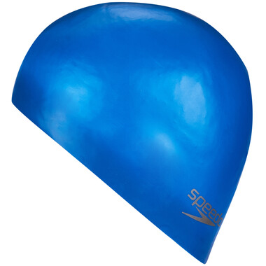 SPEEDO PLAIN MOULDED Swim Cap Neon Blue 0